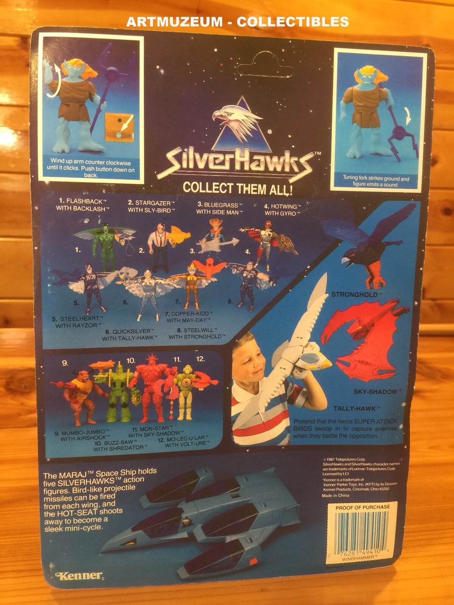 Silverhawks Windhammer with Tuning Fork FACTORY SEALED Silverhawks Windhammer with Tuning Fork FACTORY SEALED