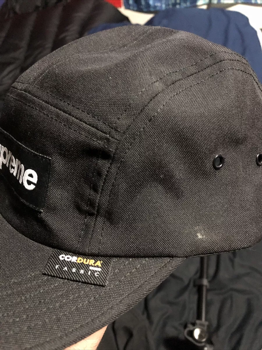 Supreme Coated Cordura Camp Cap 'Lime