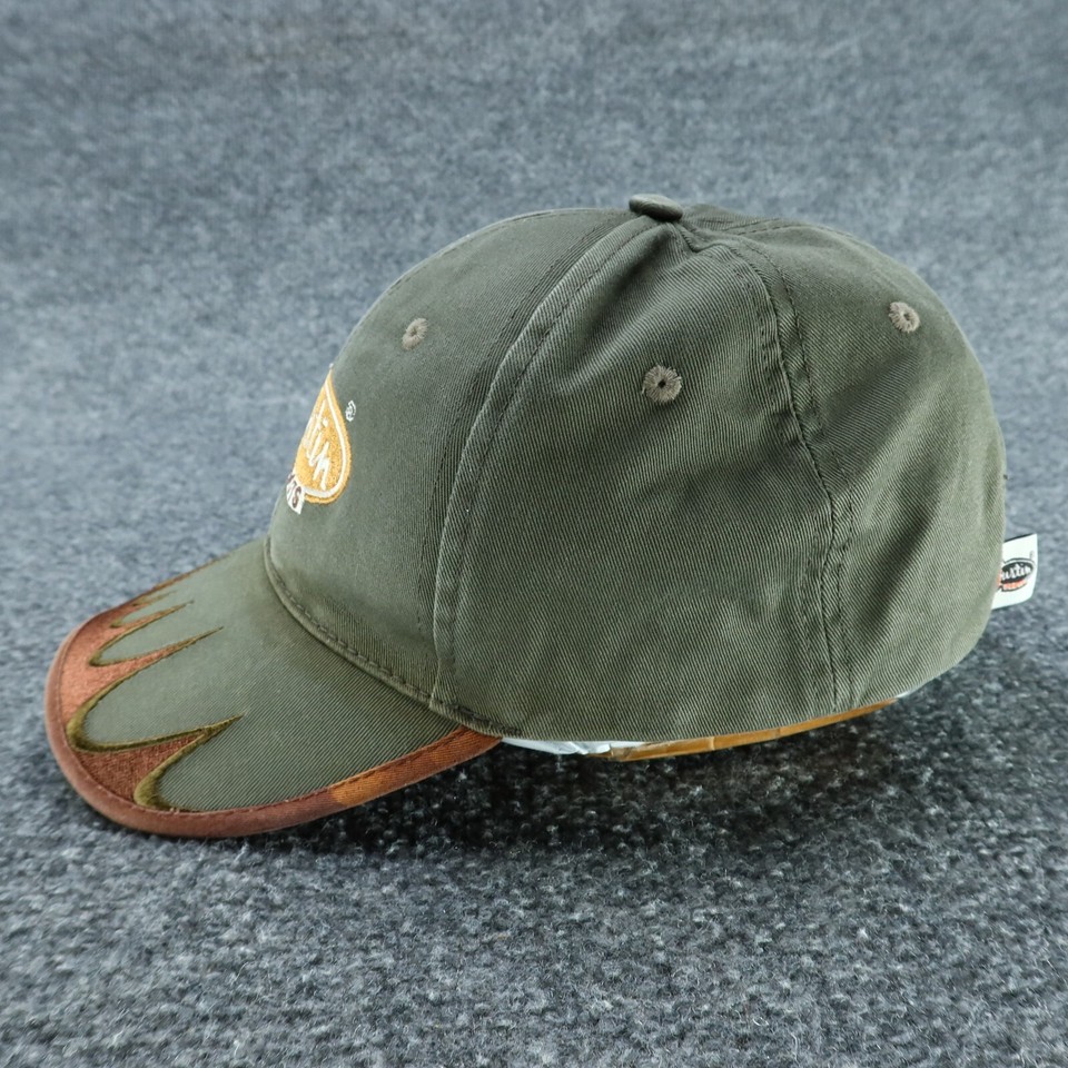 Justin Boots Hat Cap Mens One Size Green Embroidered Western Outdoor