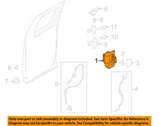FORD OEM 09-14 F-150 Rear Door Lock Hardware-Handle CL3Z1822601AC