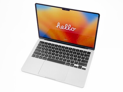 2022 Apple MacBook Air 13-inch M2 Chip 8GB RAM 256GB SSD Silver