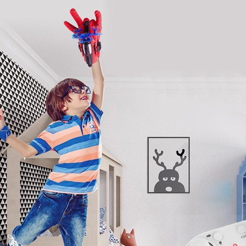 LaunchV$ Toy + FREE Spiderman Costume Gloves Spider-Man Web Shooter Dart Blaster - Picture 3 of 10