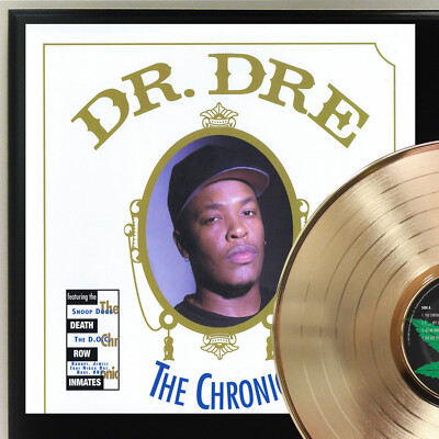 Dr Dre - The Chronic Gold LP Record Plaque Display | eBay