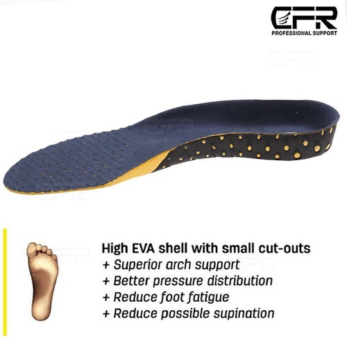 Orthotic Shoe Insoles Inserts Flat Feet Heel High Arch Support Plantar Fasciitis - Picture 7 of 16