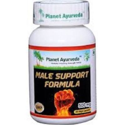 Planet Ayurveda's Male Support Formula 60 Capsules 500 mg