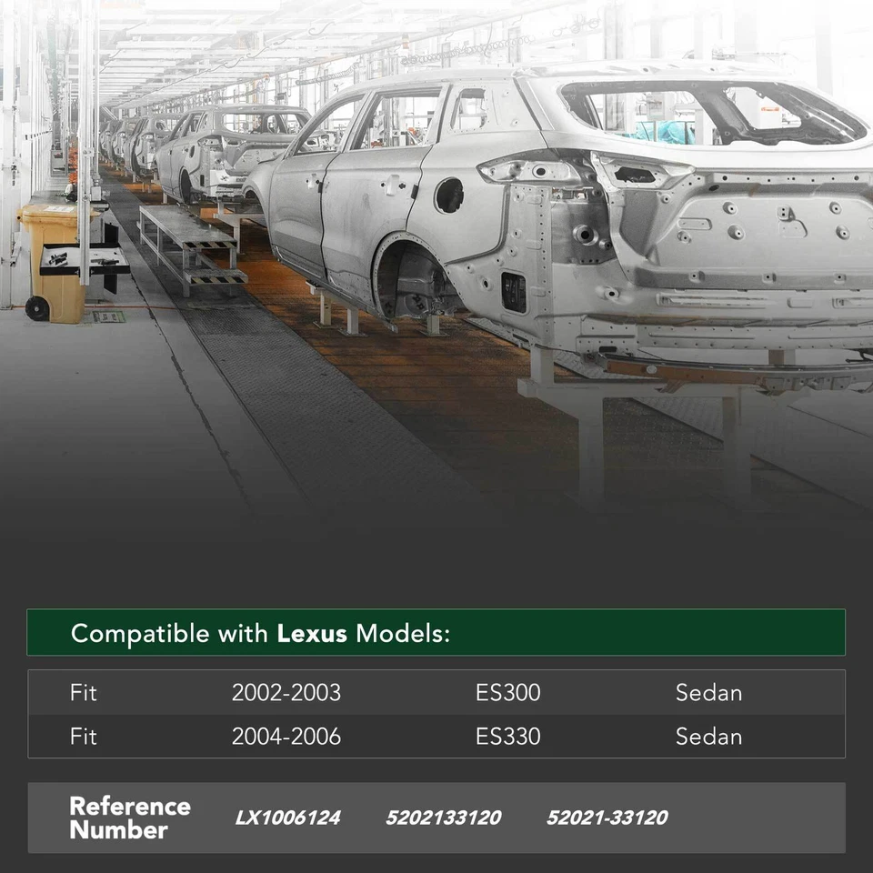 Refuerzo de parachoques delantero para Lexus ES300 2002-2003 ES330 2004-2006 sedán acero Foto 2 de 4