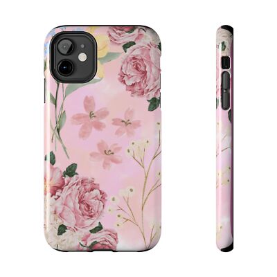 Floral Tough Phone Cases, Elegant Phone Covers, Protective Cases