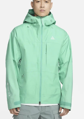 Nike ACG Storm Fit ADV Rain Jacket Men Size Medium Gore-Tex Green