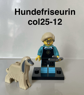 Original LEGO  Minifigur Series 25 Hundefriseurin col25-12 inkl. Zubehör - EOL
