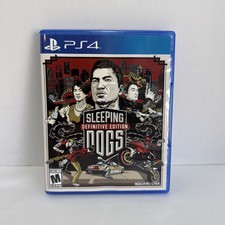 Sleeping Dogs Definitive Edition (Sony PlayStation 4, 2012) PS4 Tested Working
