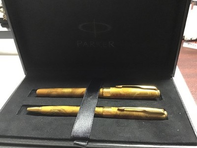 Parker Sonnet  Roller Ball.  and ballpoint Both New Old Stock, Made in France