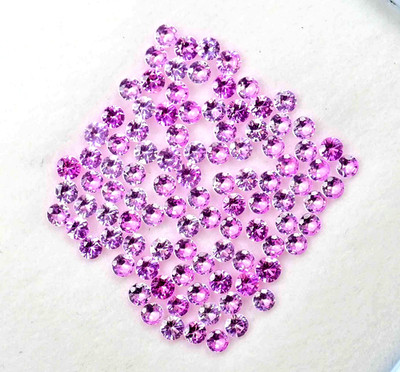 100 Pcs Natural Mogok Pink Ruby Lot 16.25 Ct Certified Stunning Loose Gemstone