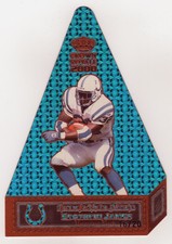 2000 Crown Royale Cramer's Choice Jumbos Light Blue #3 Edgerrin James 16/20