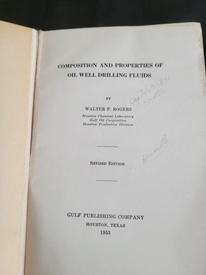 Composition and Properties of Oil Well Drilling Fluids by walter rogers