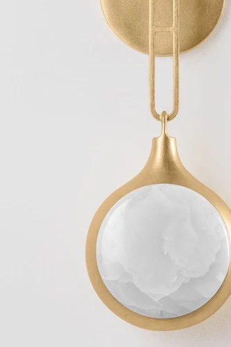 Corbett Lighting 465-01 Riviere 15" Tall LED Wall Sconce - Gold - Picture 3 of 3