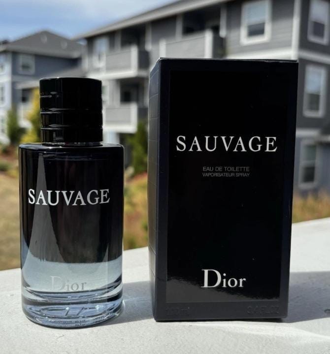 Dior SAUVAGE （箱・袋付き）100ml CHRISTIAN DIOR SAUVAGE 2 PCS GIFT SET EAU DE PARFUM 3.4 Oz