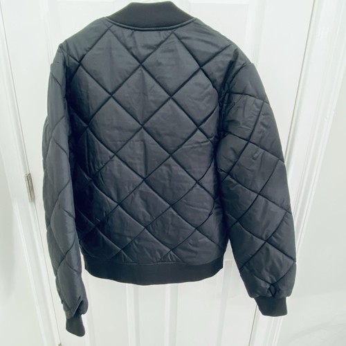 Dickies Quilted Jacket Mens Medium Water Resistant Diamond Nylon Black NWT Warm - Picture 9 of 9