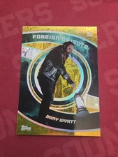 2025 Topps WWE Universe Bray Wyatt Foreign Objects Gold #FOB-13 BOOKEND! 75/75
