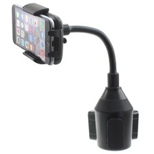 Car Mount Cup Holder Swivel Cradle Dock Gooseneck Stand for Cell Phones