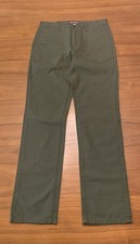 Rustic Dime Canvas Workwear Chino Pants Mens 29 30x31 Green Made in USA Rip Stop