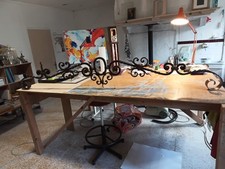 Ancien fer forgé haut de portail ou de grille