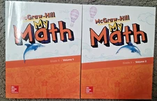 * McGraw-Hill  "My Math" Book Grade 3 Volumes 1 & 2 Student Edition *