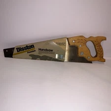Vintage Disston Premium Handsaw R-1 20” Blade 10 TPI Crosscut w/ Sleeve