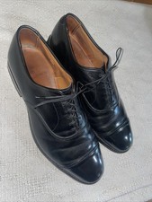 Allen Edmonds Park Avenue Men  s Dress Oxfords Size 9.5 D Black Leather Business
