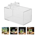 Vacuum Suspended Fish Tank - 3.15'' Negative Pressure Aquarium with Clear Fish