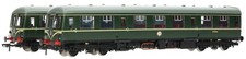 31-536 Bachmann OO Class 105 Cravens 2 Car DMU in BR Green w/ Speed Whiskers
