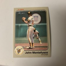 1983 Fleer San Diego Padres John Montefusco