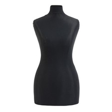 Replacement Female Tailors Dummy Mannequin Body Bust & Black Cover - Size 10-12