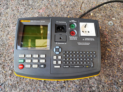 Fluke 6500 Prüfgerät Appliance Tester mit Tastatur, Koffer Und Anleitung