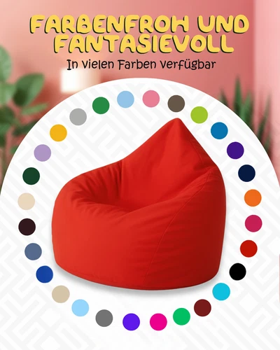 PatchHome Sitzsack XL- Jumbo Sitzkissen Bodenkissen Kinder und Erwachsene - Bild 101 von 203