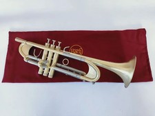 New Trumpet B flat trumpet musical instrument heavier type Gold plating Trumpet