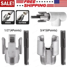 Integrated Internal & External Pipe Threading Tool For 1/2'' 3/4'' Water Pipe US