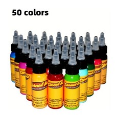 Eternal 50-Color Tattoo Ink Set 1oz 30ml 100 Authentic  Free Shipping