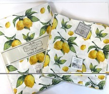 NEW Cloth Lemon Themed Rectangular Tablecloth 60 X 120 And 6 Napkins EB36