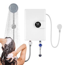 Tankless Water Heater Electric Digital Display Warmer Electric Shower 