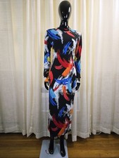 "Painted on " strech dress size XL 14-16