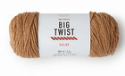 NEW LOT/2 BIG TWIST VALUE yarn skeins Camel tan 12 oz. each soft acrylic worsted — photo 3
