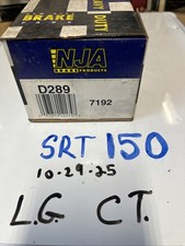 NJA Brake Products Premium Organic Brake Pads, D289 NOS Made In The USA