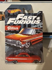 Hot Wheels 2018 Fast & Furious #6 1961 chevy Impala red OH5spk's