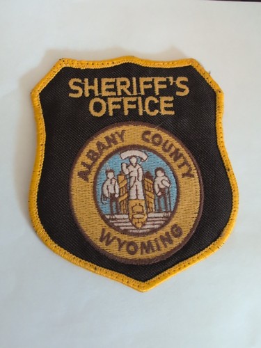Wyoming Albany County Sheriff's Office Embroidery Patch 