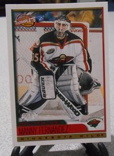 2004 Pacific Complete Hockey Red Foil /99 #409 Manny Fernandez  Minnesota Wild