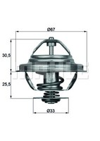Behr Thermostat, KüHlmittel TX2771D