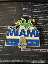 DEA Miami Field Division Big Coin Heavy 