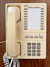 Vintage AT T Wall Mount / Desk Corded Telephone w/ 6.5 ft. cord Model 610