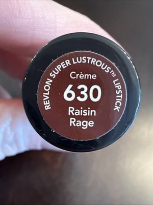 Creme 630 Raisin Rage Revlon Super Lustrous Lipstick