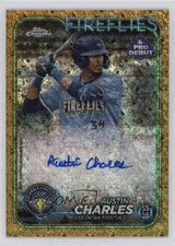 2024 Pro Debut Chrome Gold Mini-Diamond Refractor /50 Austin Charles Auto 4nm
